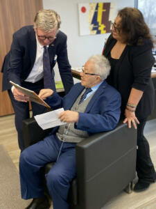 Ben Reviewing GermanBook With Consul