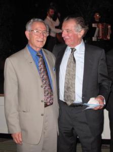 Ben with the Lifetime Achievement Award honoree Mr. Jona Goldrich